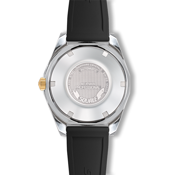 Squale Matic S Two-Tone Mosaic Rubber MATICGBKBK.MRBK