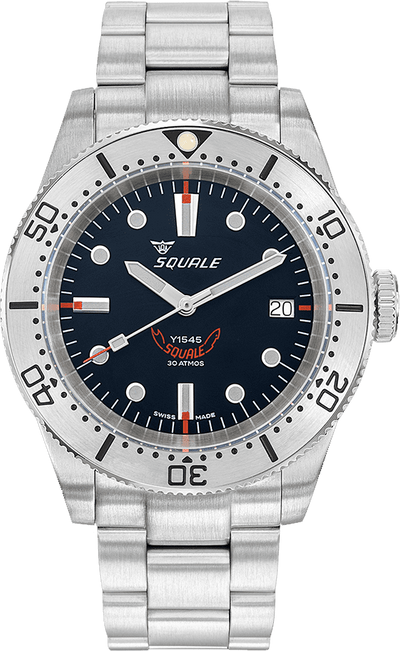 Squale 1545 Steel Black 1545SSBK.AC