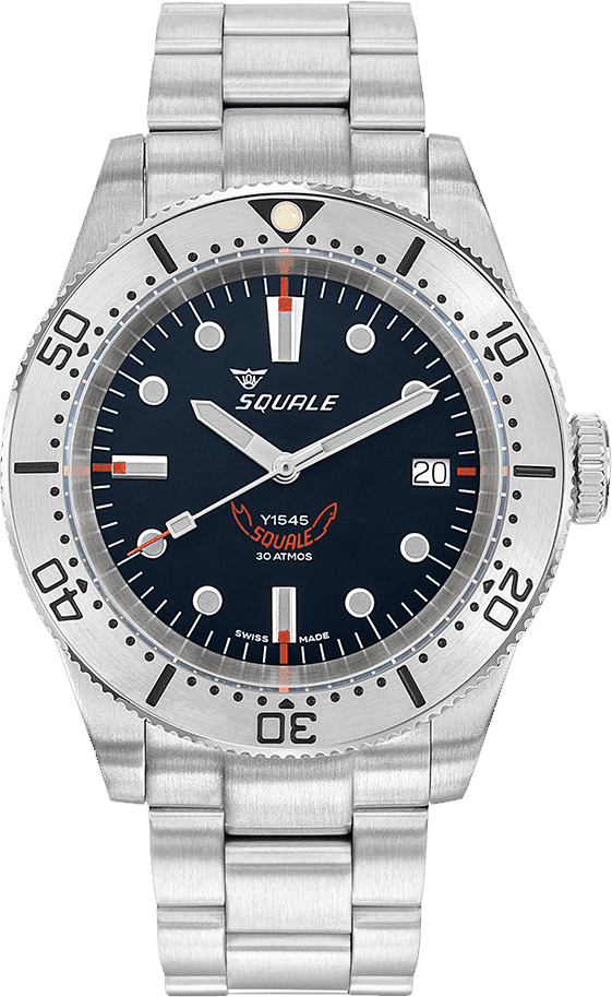 Squale 1545 Steel Black 1545SSBK.AC