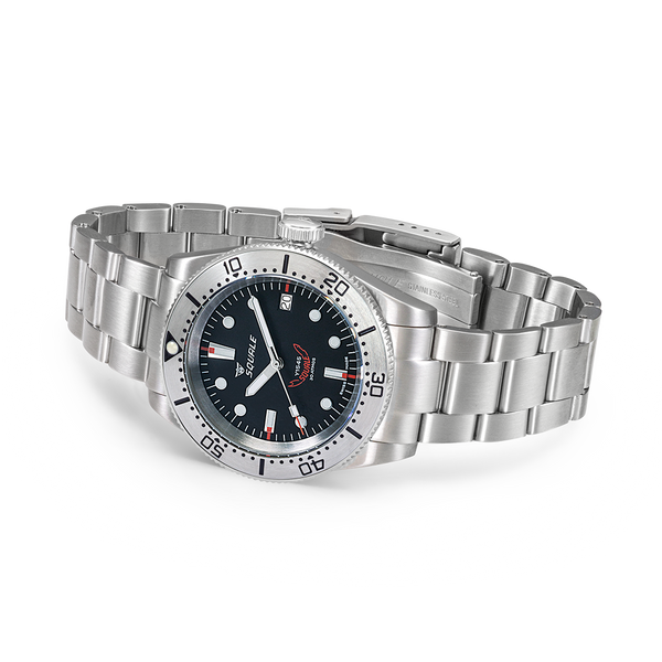 Squale 1545 Steel Black 1545SSBK.AC