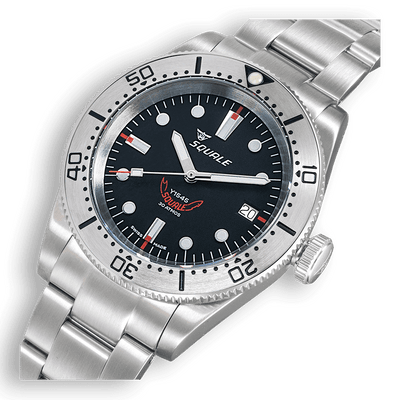 Squale 1545 Steel Black 1545SSBK.AC