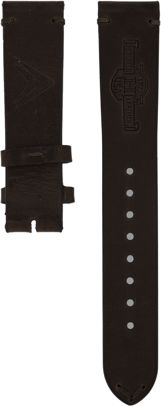 Ventus Brown Horween Leather Strap 20mm