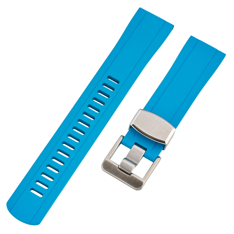 Islander Watch 20mm Sky Blue FKM Rubber Strap #BRAC-50