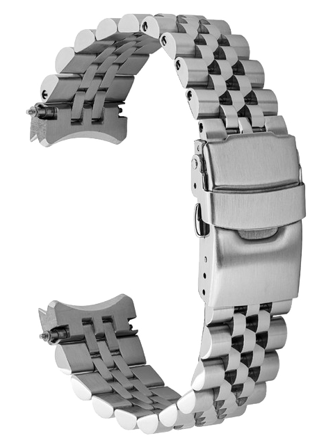 Islander Watch 20mm Brushed and Polished Bracelet for Seiko 38mm Solar Dive Watch #BRAC-85