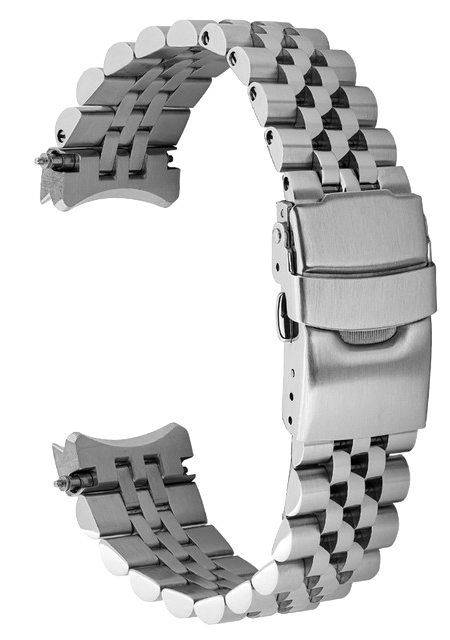 Islander Watch 20mm Brushed and Polished Bracelet for Seiko SRPK 38mm Dive Watch #BRAC-99