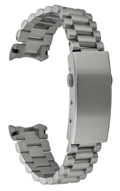 Islander Watch 20mm Polished Bracelet for Bulova 45mm Lunar Pilot on Strap #BRAC-108