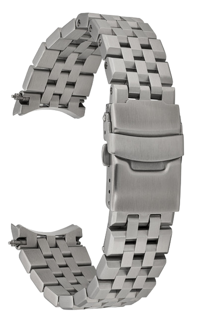 Islander Watch 22mm Brushed 5-Link Bracelet for Seiko 43.8mm Samurai #BRAC-128