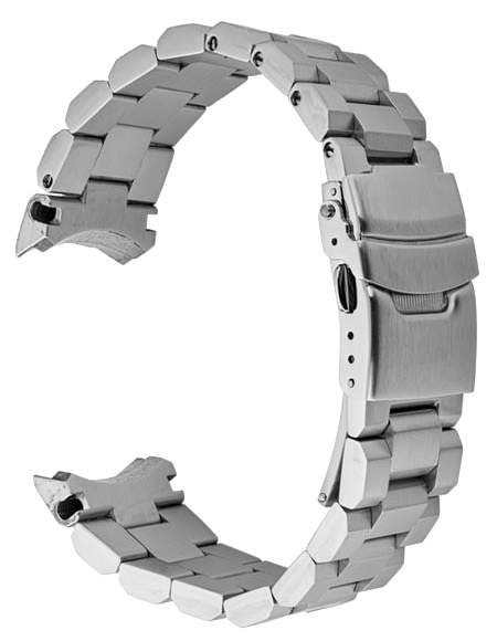 Islander Watch 20mm Brushed 3-Link Bracelet for Seiko 41.7mm Samurai #BRAC-133