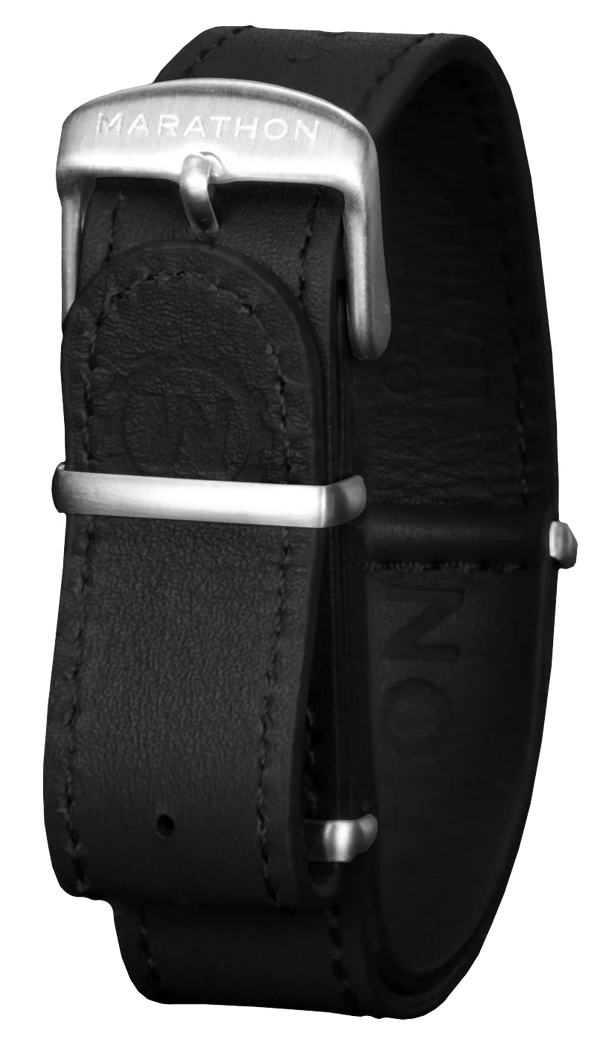 Marathon Leather DEFSTAN Strap Black 20mm WS-LDS-BKSS-20-11