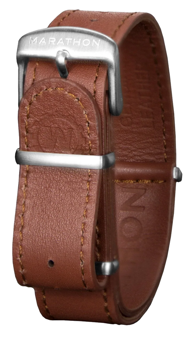 Marathon Leather DEFSTAN Strap Dark Tan 20mm WS-LDS-DTSS-20-11