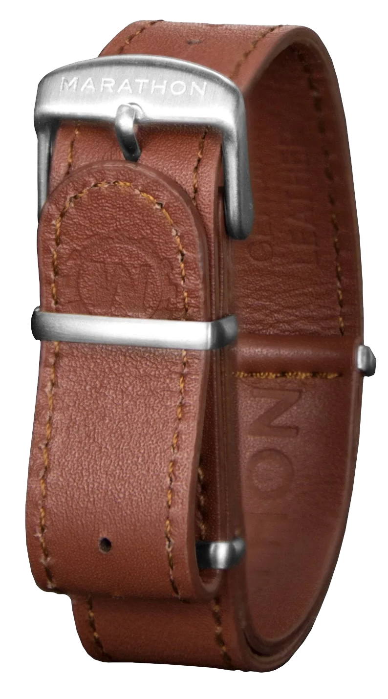Marathon Leather DEFSTAN Strap Dark Tan 20mm WS-LDS-DTSS-20-11