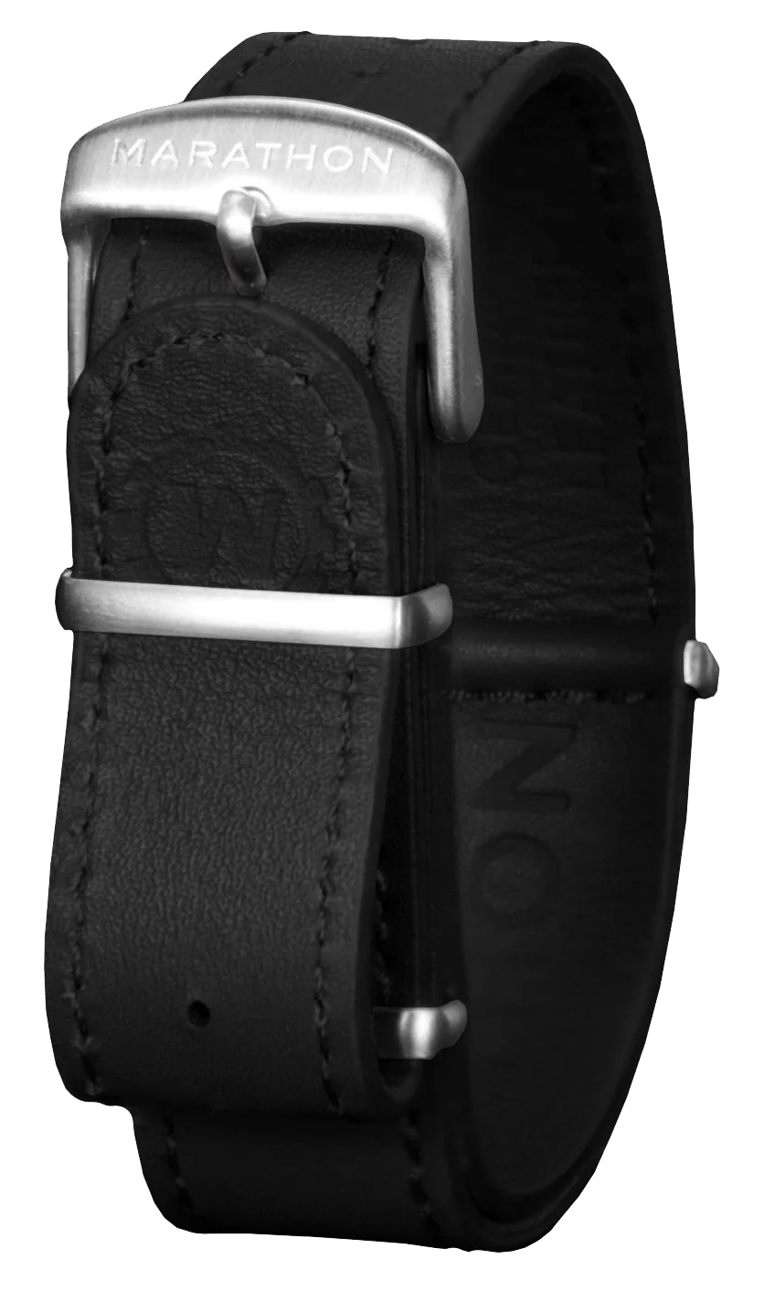 Marathon Leather DEFSTAN Strap Black 22mm WS-LDS-BKSS-22-11