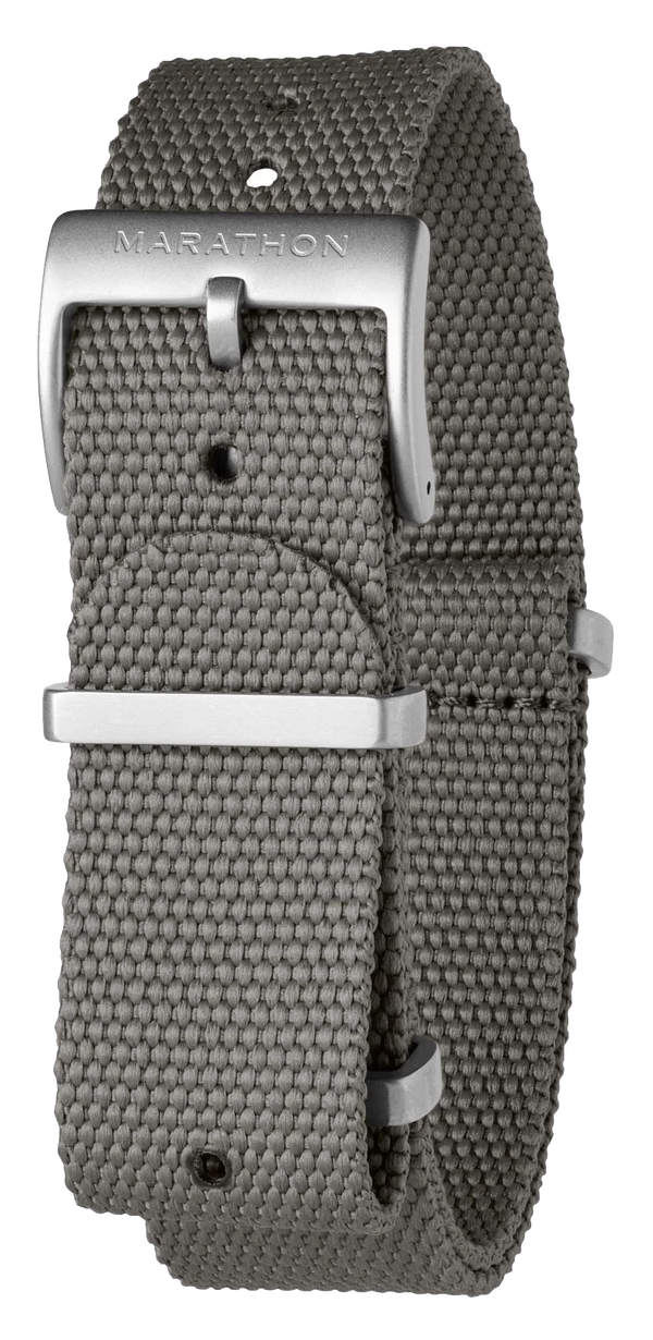 Marathon Nylon DEFSTAN Strap Parkerized Stone 20mm WS-CDS-GYPS-20-12