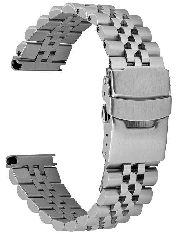 Islander Watch 20mm Brushed and Polished Universal Fit Bracelet #BRAC-29