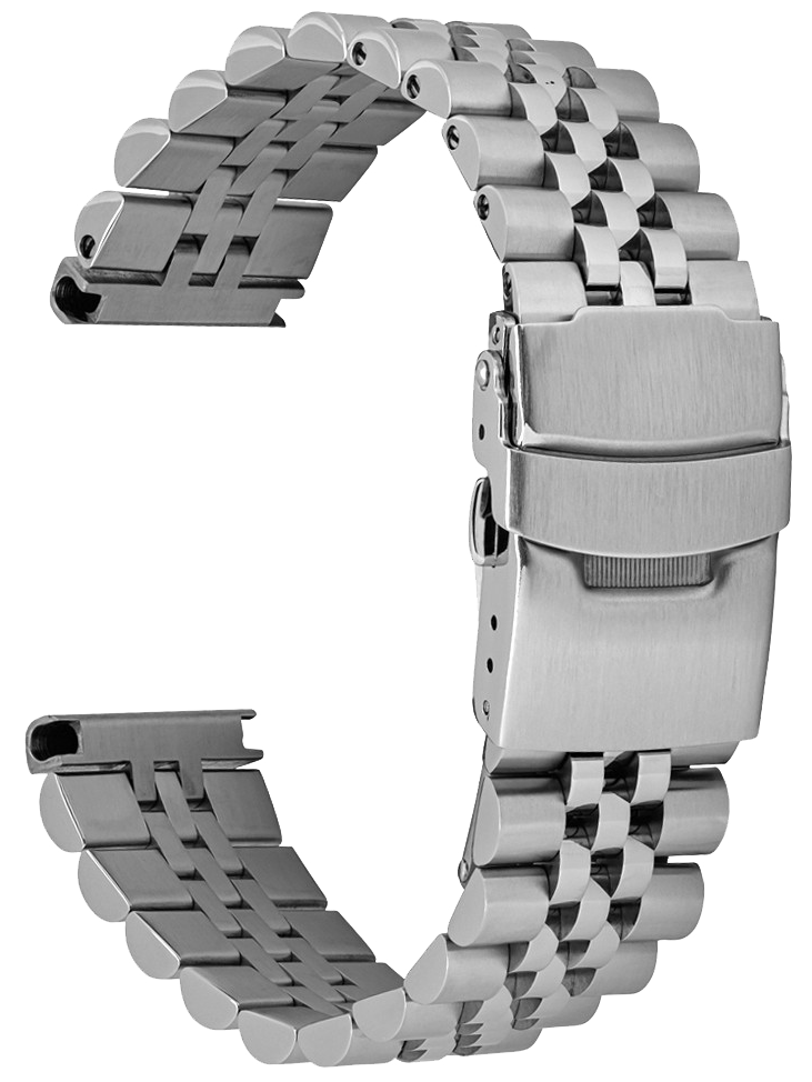 Islander Watch 20mm Brushed and Polished Universal Fit Bracelet #BRAC-29