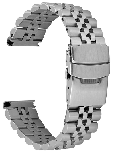 Islander Watch 22mm Brushed and Polished Universal Fit Bracelet #BRAC-30