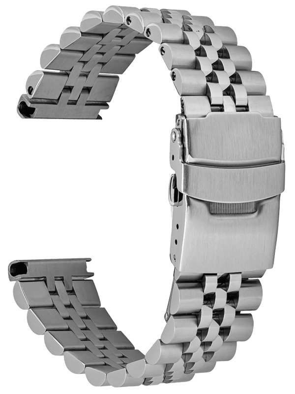 Islander Watch 22mm Brushed and Polished Universal Fit Bracelet #BRAC-30