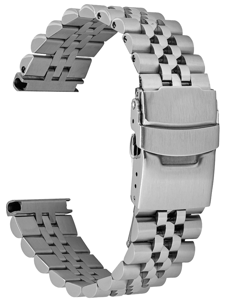 Islander Watch 22mm Brushed and Polished Universal Fit Bracelet #BRAC-30