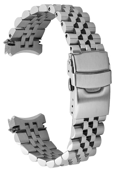Islander Watch 18mm Brushed and Polished Bracelet for Seiko SNKL23 #BRAC-97