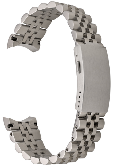 Islander Watch 20mm Brushed and Polished Bracelet for Seiko 38.5mm Cocktail Time #BRAC-122