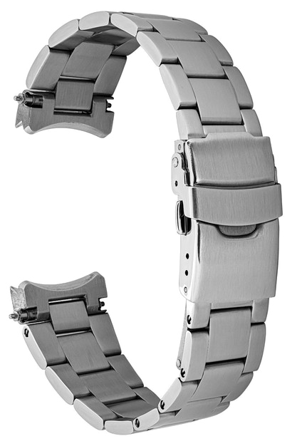 Islander Watch 20mm Brushed Bracelet for Seiko 41mm Solar Dive #BRAC-131