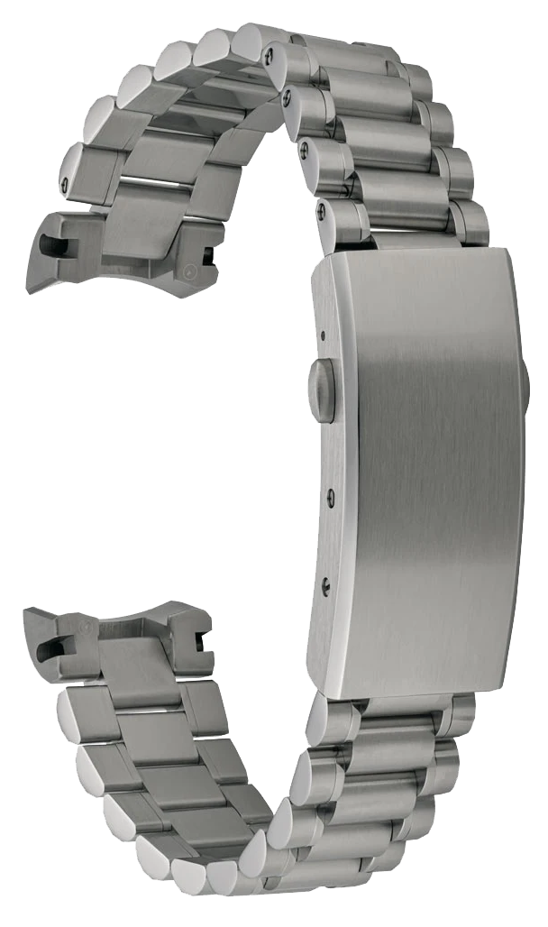 Islander Watch 20mm Polished Bracelet for Bulova 43.5mm Lunar Pilot on Bracelet #BRAC-105