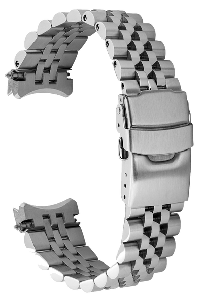 Islander Watch 18mm Brushed and Polished Bracelet for Citizen 36.5mm Promaster Solar Dive Watch #BRAC-89