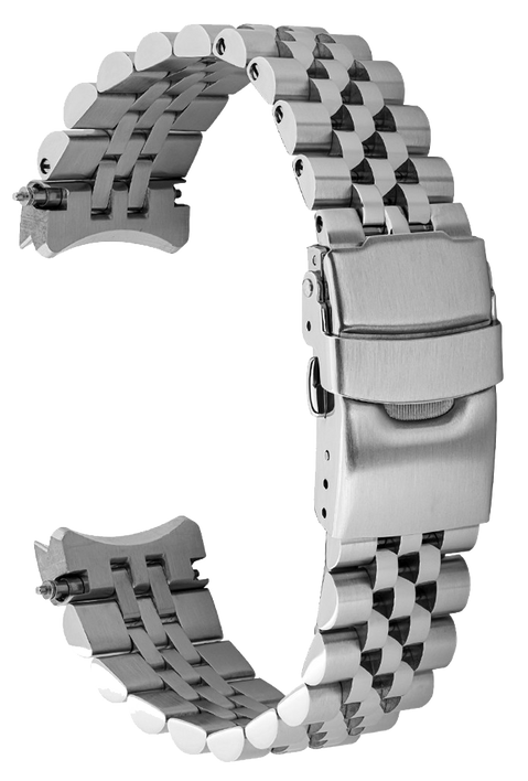 Islander Watch 18mm Brushed and Polished Bracelet for Citizen 36.5mm Promaster Solar Dive Watch #BRAC-89