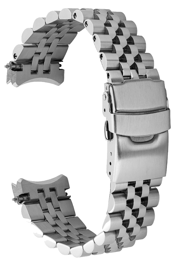 Islander Watch 18mm Brushed and Polished Bracelet for Citizen 36.5mm Promaster Solar Dive Watch #BRAC-89
