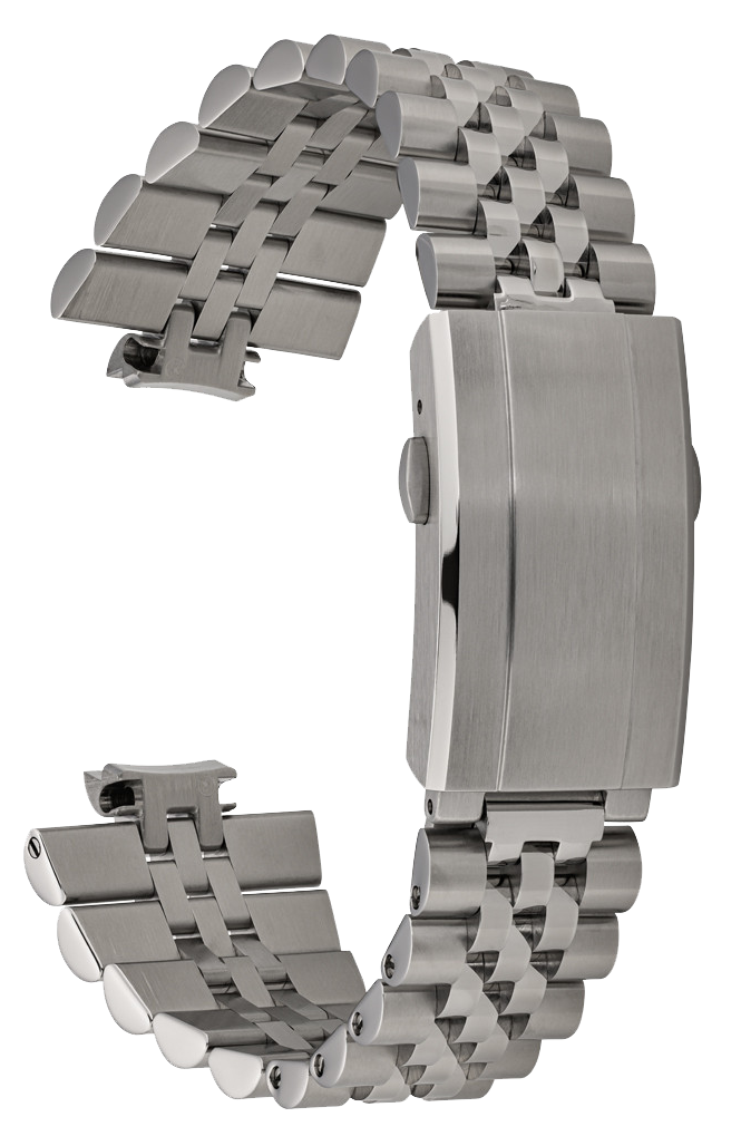 Islander Watch Brushed and Polished Bracelet for Bulova Super Seville BRAC-130