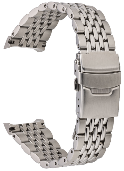 Islander Watch 22mm Beads of Rice Bracelet for Casio Duro Quartz Dive Watch #BRAC-142