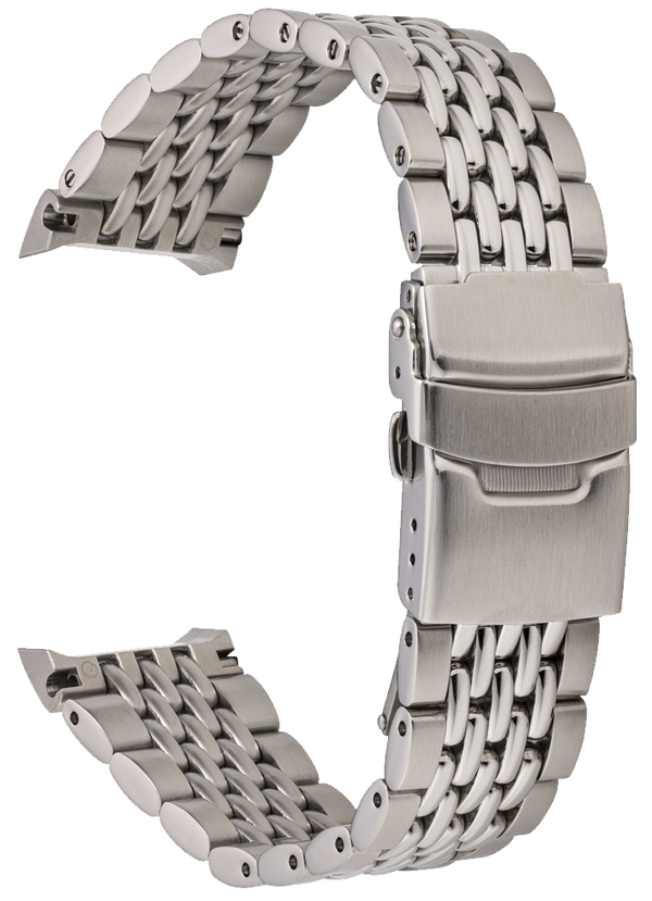 Islander Watch 22mm Beads of Rice Bracelet for Casio Duro Quartz Dive Watch #BRAC-142
