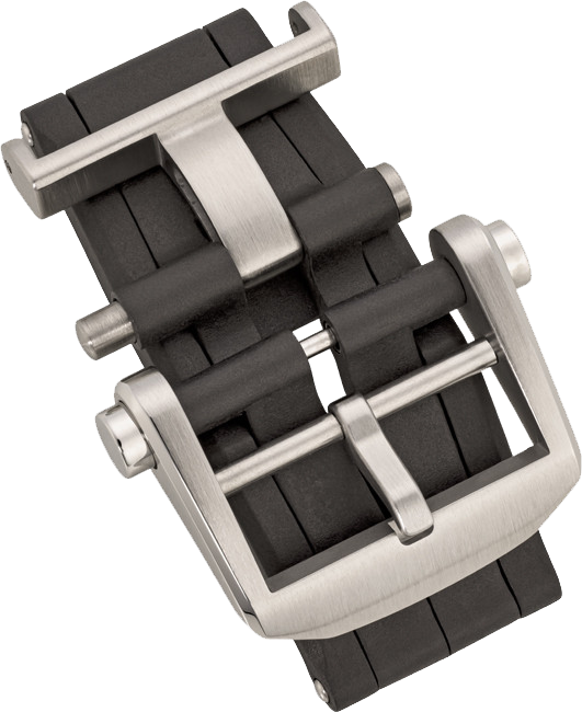 Islander Watch 18mm Carbon Fiber Folding Clasp Micro-Adjust #CLASP-06