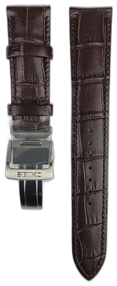 Seiko 20mm Prospex Alpinist SPB121J1 Brown Leather Strap L0L8012J0