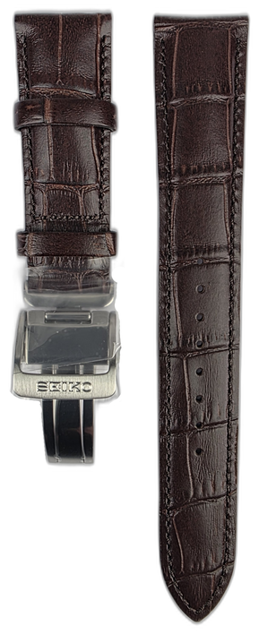 Seiko 20mm Prospex Alpinist SPB121J1 Brown Leather Strap L0L8012J0