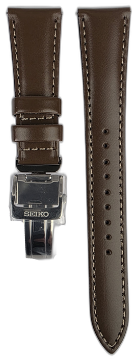 Seiko 20mm Presage Cocktail Time SRPE45J1 Brown Leather Strap L0LP013J0