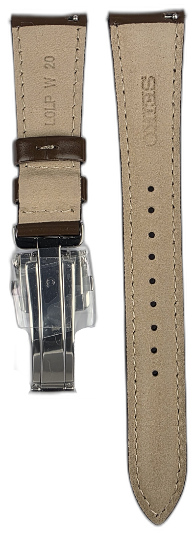 Seiko 20mm Presage Cocktail Time SRPE45J1 Brown Leather Strap L0LP013J0