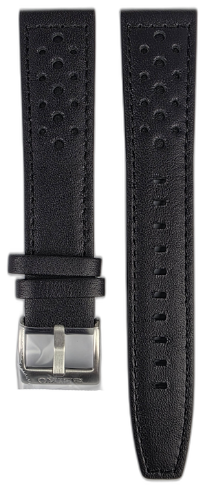 Seiko 20mm Presage Style 60's SSK011J1 Black Leather Strap L0P6011J0