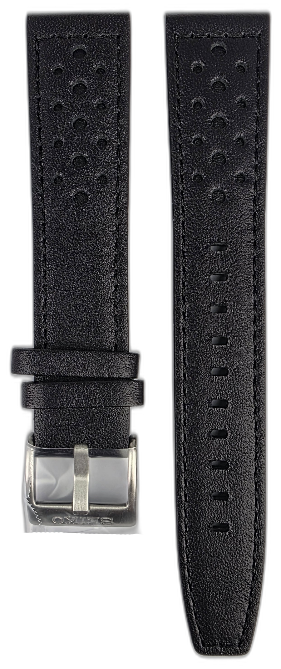 Seiko 20mm Presage Style 60's SSK011J1 Black Leather Strap L0P6011J0