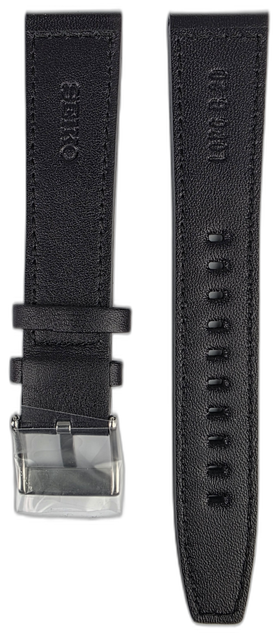 Seiko 20mm Presage Style 60's SSK011J1 Black Leather Strap L0P6011J0