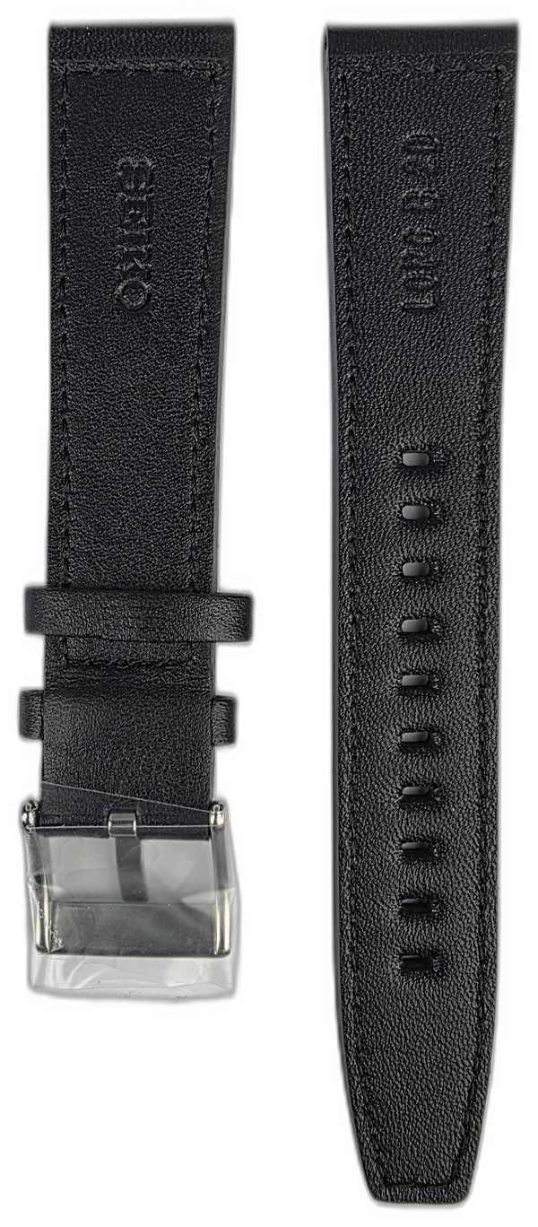 Seiko 20mm Presage Style 60's SSK011J1 Black Leather Strap L0P6011J0