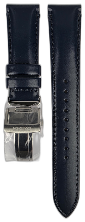 Seiko 20mm Prospex Alpinist GMT SPB377J1 Blue Leather Strap L0HE02EJ0