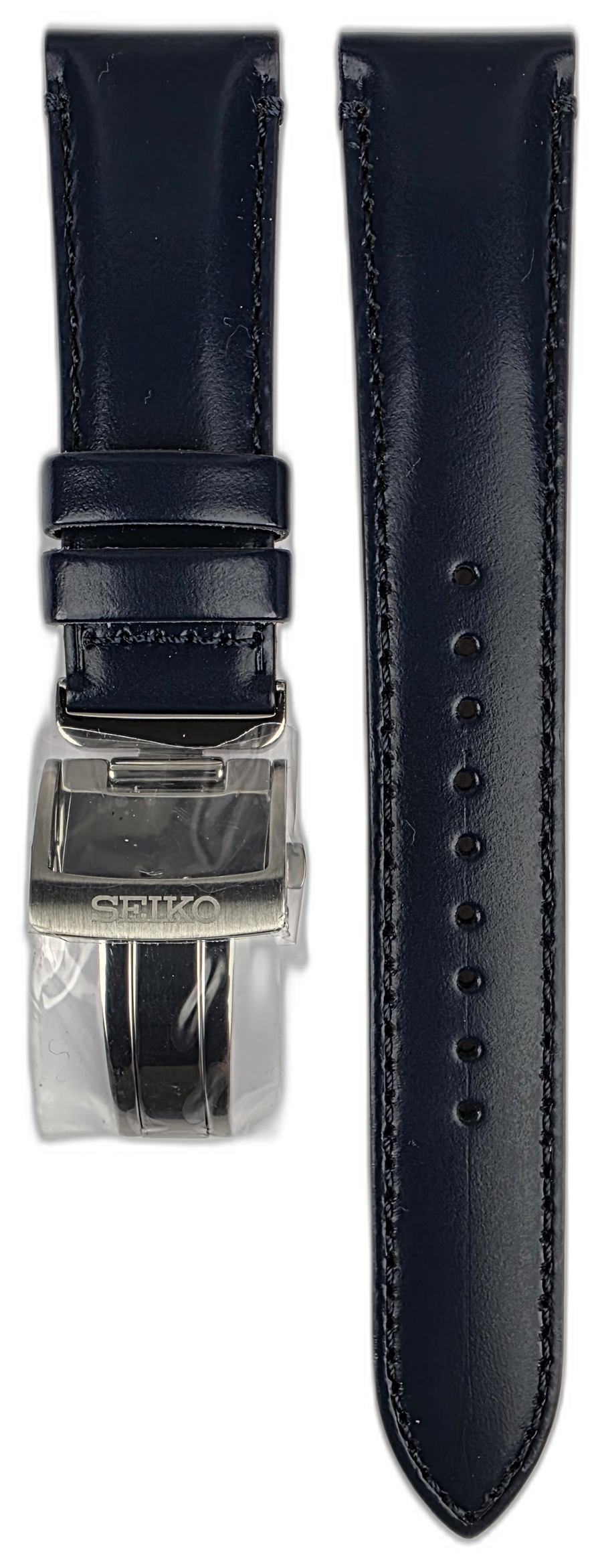 Seiko 20mm Prospex Alpinist GMT SPB377J1 Blue Leather Strap L0HE02EJ0