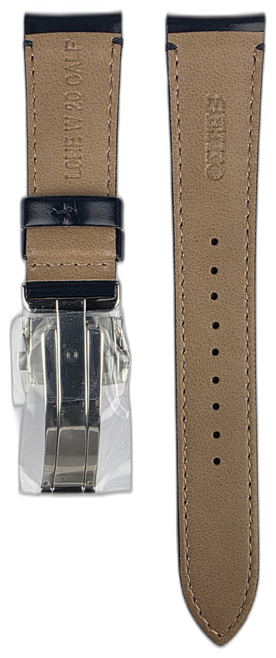 Seiko 20mm Prospex Alpinist GMT SPB377J1 Blue Leather Strap L0HE02EJ0