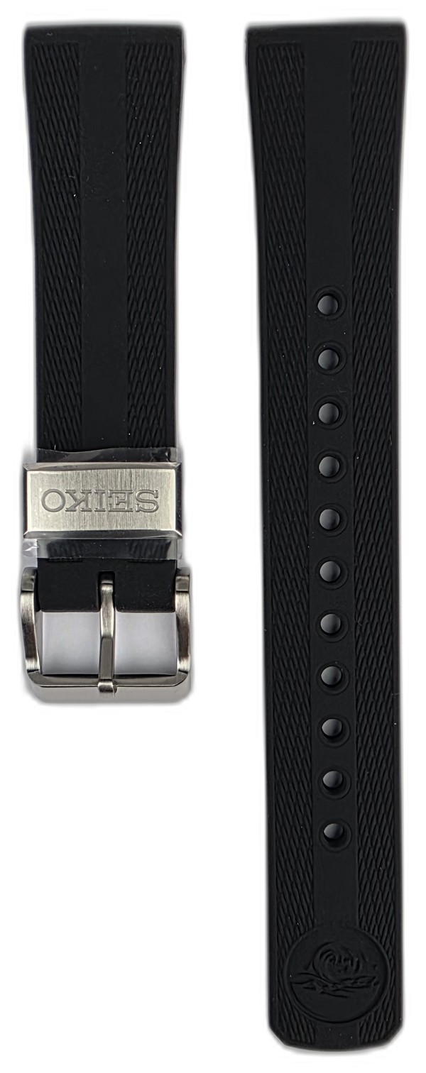Seiko 20mm Prospex SPB317J1 Black Silicone Strap R03E021J0