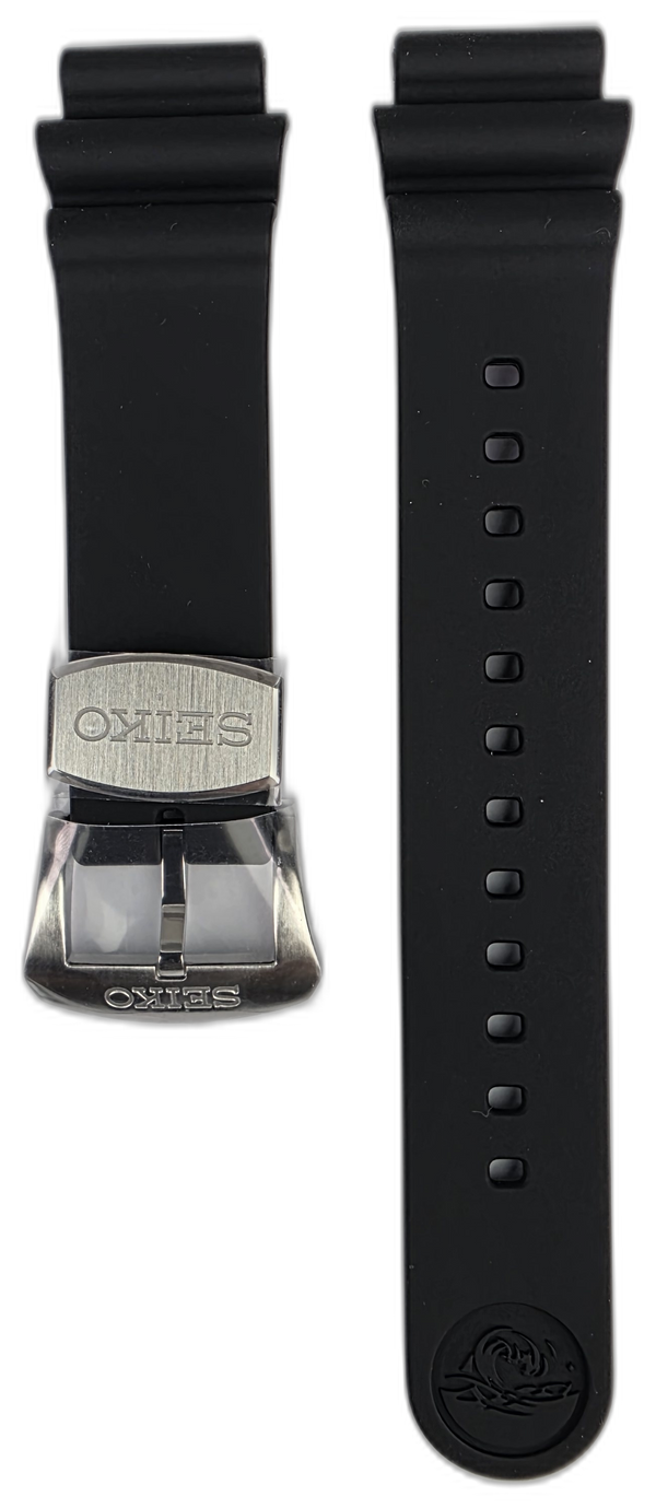 Seiko 20mm Prospex Black Silicone Strap R028011J0