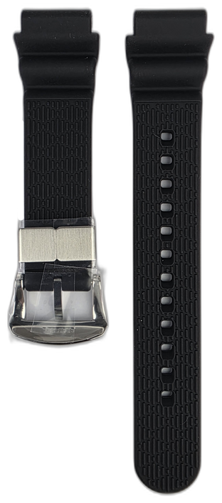 Seiko 20mm Prospex Black Silicone Strap R028011J0