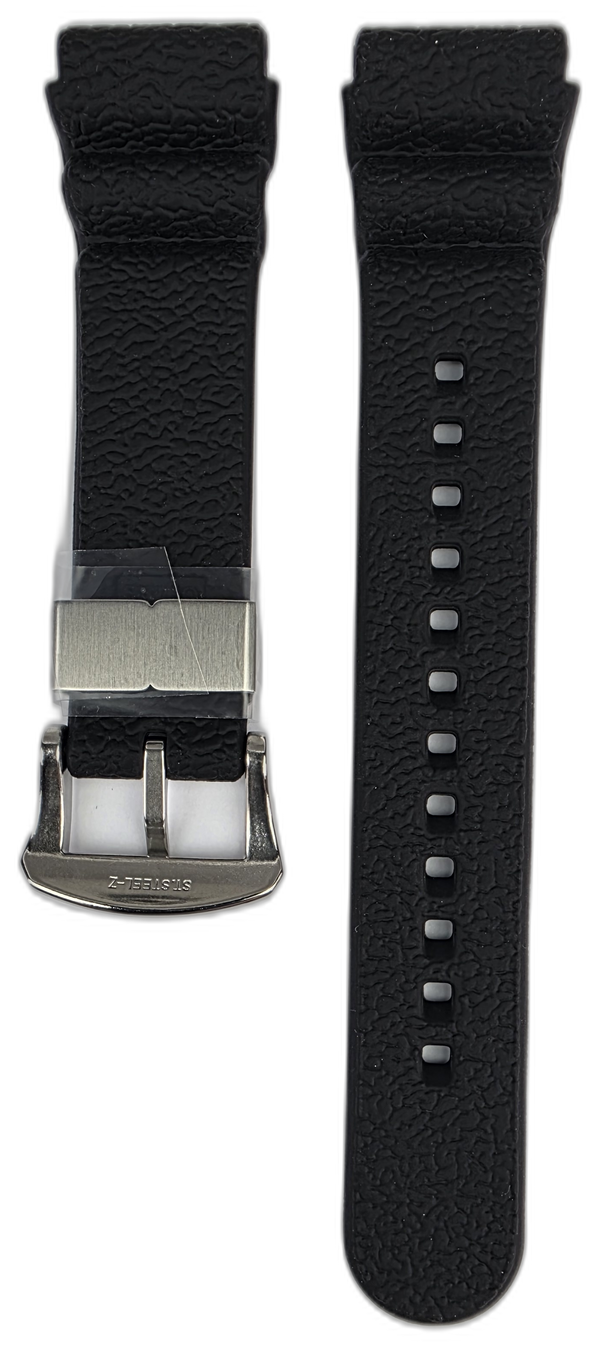 Seiko 22mm Prospex Black Silicone Strap R02F011J0