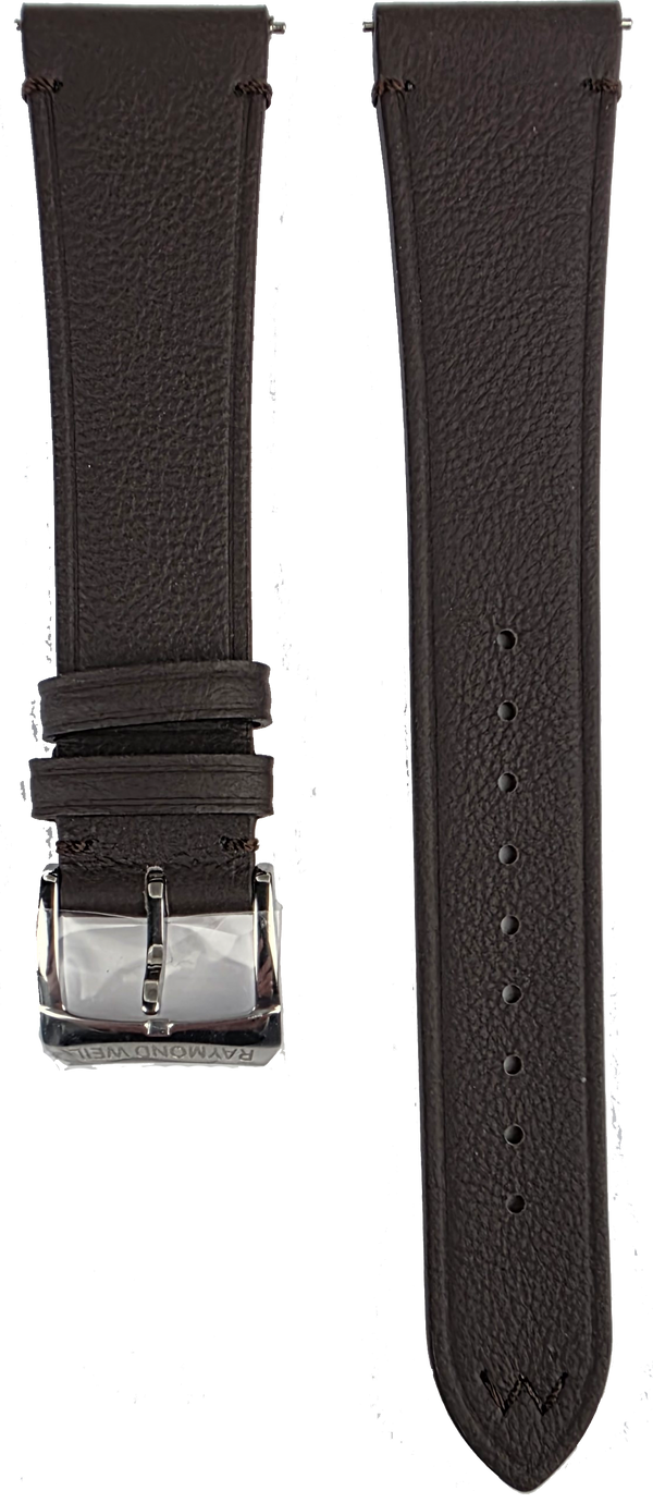 Raymond Weil 20mm Brown Leather Strap Millesime SV2002-MIL-C-6