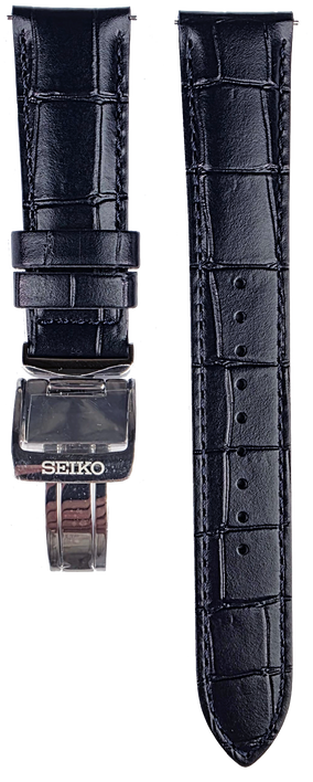 Seiko 20mm Presage SSA405J1 Blue Leather Strap L0KE016J0